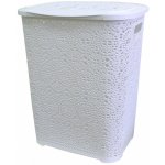 Mega Plast MONAKO, 57 x 45 x 38 cm, bílý – Zboží Mobilmania