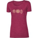 Progress VINKA TREES dámské merino triko vínový melír – Hledejceny.cz