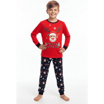 Vánoční pyžamo se sobem červené – Hledejceny.cz