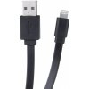 usb kabel Avacom DCUS-LIG-120K USB - Lightning, 120cm, černý