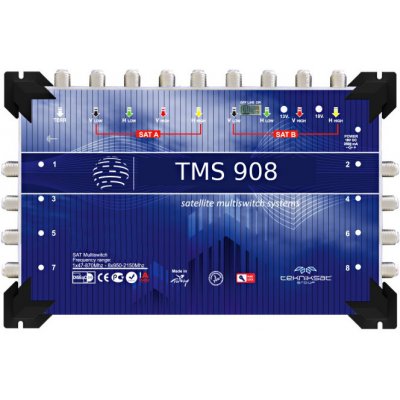 Multiswitch TMS 908 pro 8 účastníků Skylink