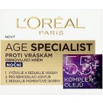 L'Oréal Age Specialist noční krém proti vráskám 55+ 50 ml – Hledejceny.cz