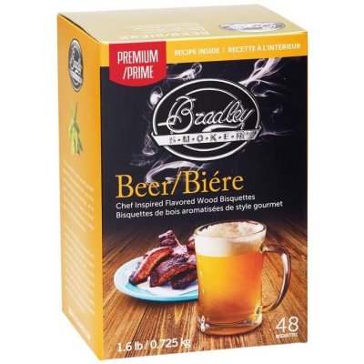 Bradley Smoker grilovací brikety premium beer 48ks – Sleviste.cz