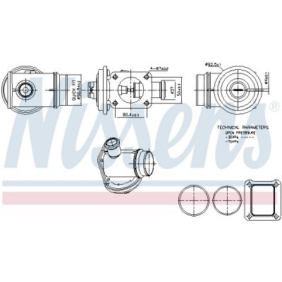 AGR-Ventil NISSENS 98363 – Hledejceny.cz