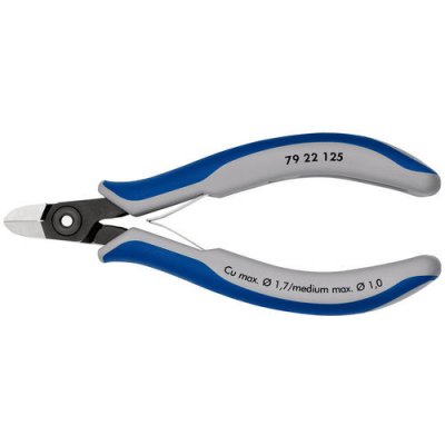 Knipex 79 32 125 Přesné boční štípací kleště na elektroniku 125mm 79 32 125 – Zbozi.Blesk.cz