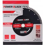 Power Black Diamantový řezný kotouč turbo 230 mm PB2003 – Zbozi.Blesk.cz