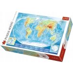 Trefl Velká mapa světa 4000 dílků – Zboží Dáma