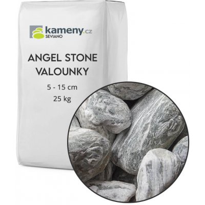 Kameny.cz Okrasné kameny - Angel Stone oblázky Vyberte si velikost: 5 - 15 cm, Vyberte si balení: 25 kg – HobbyKompas.cz