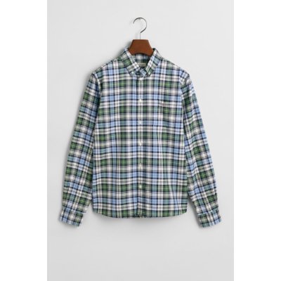 Gant Archive Oxford Checked Shirt Clear Sky – Zboží Dáma