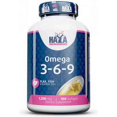 Haya Labs Omega 3-6-9 100 kapslí