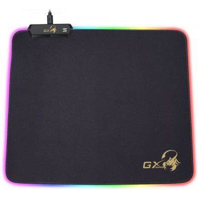 GENIUS GX GAMING GX-Pad 300S RGB podsvícená podložka pod myš 320 x 270 x 3 mm, černá, 31250005400 – Zboží Mobilmania