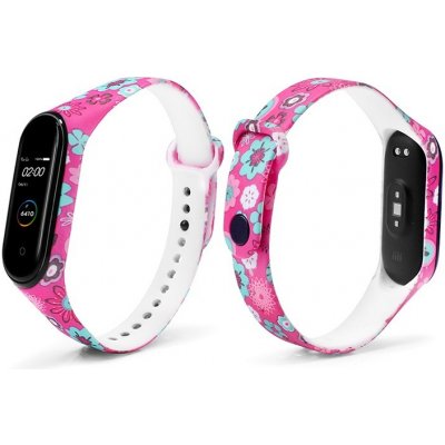Xiaomi Mi Band 3/4 náhradní náramek Květinky MBSCZ-IMG4KVKT – Zboží Živě