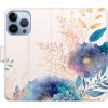 Pouzdro a kryt na mobilní telefon Pouzdro iSaprio Flip s kapsičkami na karty - Ornamental Flowers 03 Apple iPhone 13 Pro