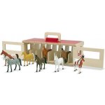 Melissa & Doug Přenosná stáj s koňmi – Hledejceny.cz