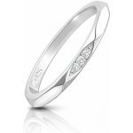 Minet snubní stříbrný prsten se zirkony JMAN0329SR – Sleviste.cz