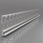 LIKOV Lišta ukončovací s PVC hranou CATNIC PZE-UC pro omítky tl. 20mm délka 3m – Hledejceny.cz