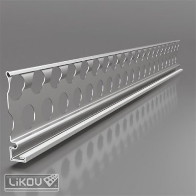 LIKOV Lišta ukončovací s PVC hranou CATNIC PZE-UC pro omítky tl. 20mm délka 3m – Hledejceny.cz