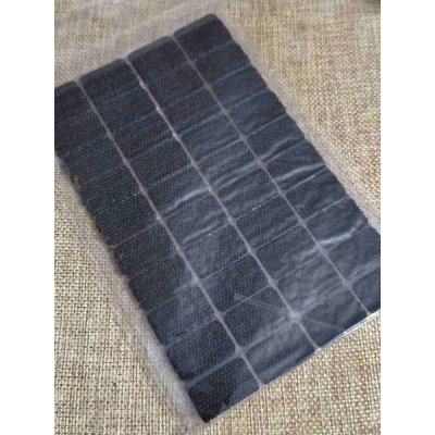 Suchý zip samolepicí obdélníčky 15x25 mm černý – Hledejceny.cz