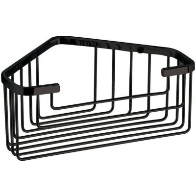 Gedy Smart Rohová police do sprchy 200x80x151mm černá mat 2483-14 – Zboží Dáma