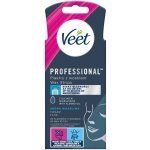 VEET Professional Studené voskové pásky na obličej pro citlivou pokožku 20 ks – Zboží Dáma