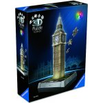 RAVENSBURGER 3D puzzle Iconics Svítící Big Ben (Noční edice) 216 ks – Zboží Dáma