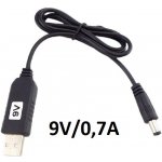 W-star RD9V07A USB, převodník 5V na 9V/0,7A, 1,5m – Zbozi.Blesk.cz