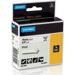 Páska do tiskárny štítků DYMO, 18445, S0718620, 19mm, 5.5m, bilý podklad, RHINO vinylová p S0718620 – Hledejceny.cz