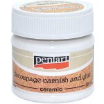 Pentart Decoupage lepidlo s lakem na sklo porcelán 50 ml