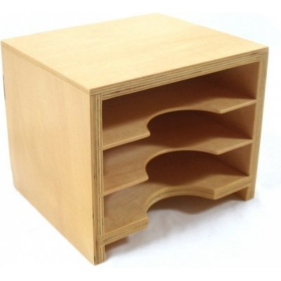 Montessori komoda pro uložení geometrických karet – Zboží Dáma