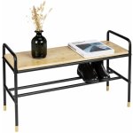 Wenko Loft přírodní/černý 85 x 50 x 33 cm – Zboží Dáma