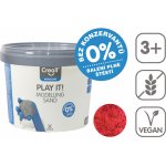 Creall modelovací písek Play it! 750 g červený – Sleviste.cz