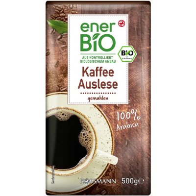 enerBiO BIO pražená káva 100% Arabica 500 g – Zbozi.Blesk.cz