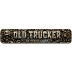 Bezvadary.cz | SPZ za sklo kamionu s vlastním textem v old trucker stylu 20x4,2 cm / PVC plast 3mm / bez přísavek zk34 – Hledejceny.cz