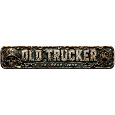 Bezvadary.cz | SPZ za sklo kamionu s vlastním textem v old trucker stylu 20x4,2 cm / PVC plast 3mm / bez přísavek zk34 – Hledejceny.cz