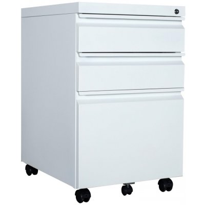 Enprag mobilní třízásuvkový HDT-03L šedá prášková barva – Zboží Dáma