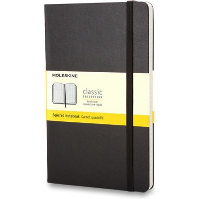 Moleskine Zápisník S měkké desky černý čtverečkovaný A6 96 listů – Zboží Mobilmania