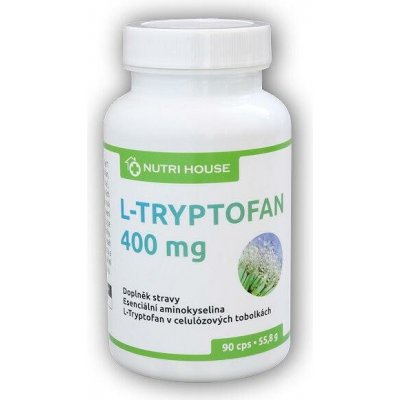 Nutri House L-Tryptofan 400 90 kapslí – Hledejceny.cz