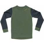 Devold Expedition Merino Shirt Kid 287D NIGHT/FOREST zelená – Zboží Dáma