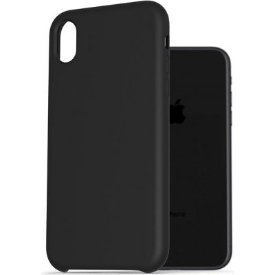 Pouzdro AlzaGuard Premium Liquid Silicone Case iPhone Xr černé – Zboží Mobilmania