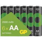 GP ReCyko Pro AA 2000mAh 6ks 1032226200 – Zboží Živě