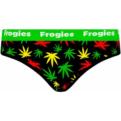 Forgies Dámské kalhotky Frogies Mr. Green černá | žlutá | světle zelená – Zboží Dáma