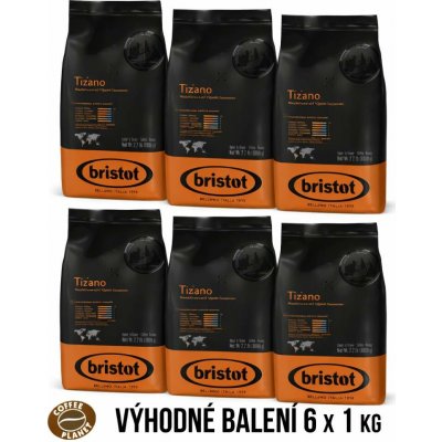 Bristot Tiziano zrnková 6 x 1 kg – Hledejceny.cz