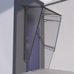 Covernit Boční stěna T-160 180 x 70 x 30 cm šedá – Hledejceny.cz