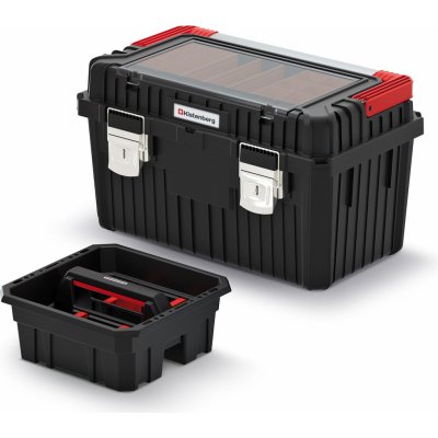 Prosperplast Heavy Box na nářadí se zámky 58,5 x 36 x 33,7 cm černý KHVA603535BSM-S411 – Sleviste.cz
