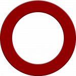 Ochrana k terčům Designa PRO Plain, červená – Zboží Dáma