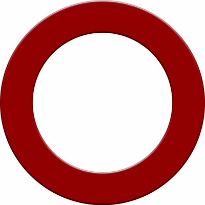 Ochrana k terčům Designa PRO Plain, červená – Zboží Dáma