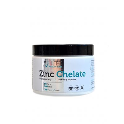 HiTec Nutrition Health Line Zinc chelate 500 mg 90 tablet