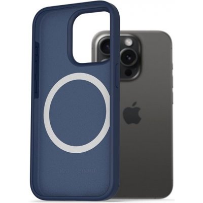 AlzaGuard Silicone Case Compatible with Magsafe iPhone 15 Pro modré – Zboží Mobilmania