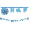 Girlandy, rozety, vlajky Procos Procos Girlanda Happy Birthday Stitch