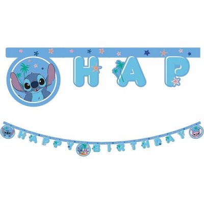 Procos Procos Girlanda Happy Birthday Stitch – Sleviste.cz
